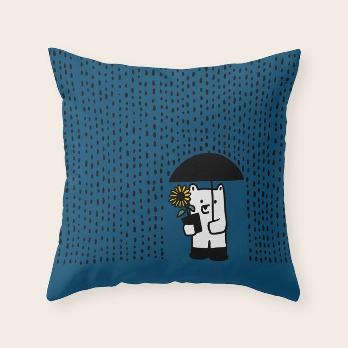 Keep the sun shining Throw Pillow Gallery Image 6