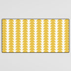 Maude Shapes Pattern - Golden Yellow Desk Mat Gallery Image 3