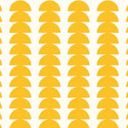 Maude Shapes Pattern - Golden Yellow Coffee Mug Gallery Image 2