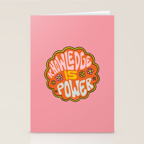 Knowledge is Power Stationery Card Gallery Image 1