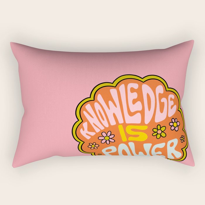 Knowledge is Power Rectangular Pillow Gallery Image 2