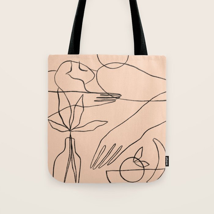 Summer lines X Tote Bag Gallery Image 1