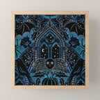Gothic Halloween - Eerie Blue Mini Art Print Gallery Image 1