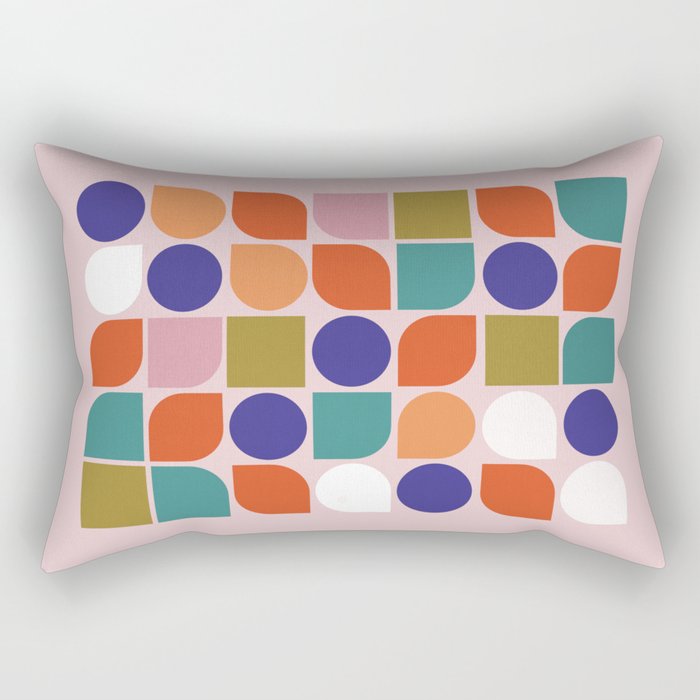 Colorful Geometry Rectangular Pillow Gallery Image 2