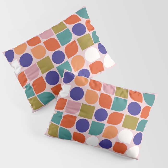 Colorful Geometry Pillow Sham Gallery Image 3