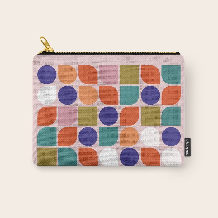 Colorful Geometry Carry All Pouch Gallery Image 1