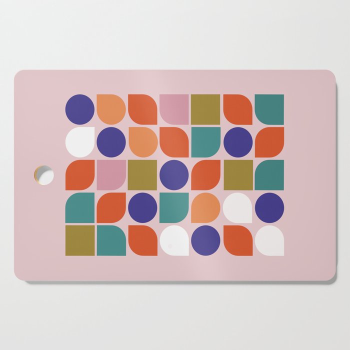 Colorful Geometry Cutting Board Gallery Image 1