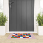 Colorful Geometry Welcome Mat Gallery Image 3