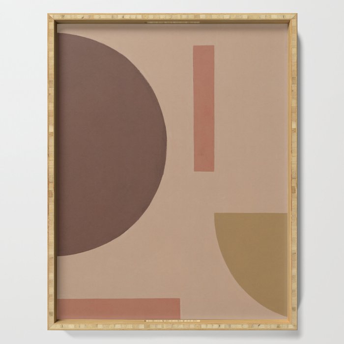 Geometric Shapes #1 Serving Tray Gallery Image 1