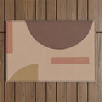 Geometric Shapes #1 Outdoor Rug Gallery Image 1