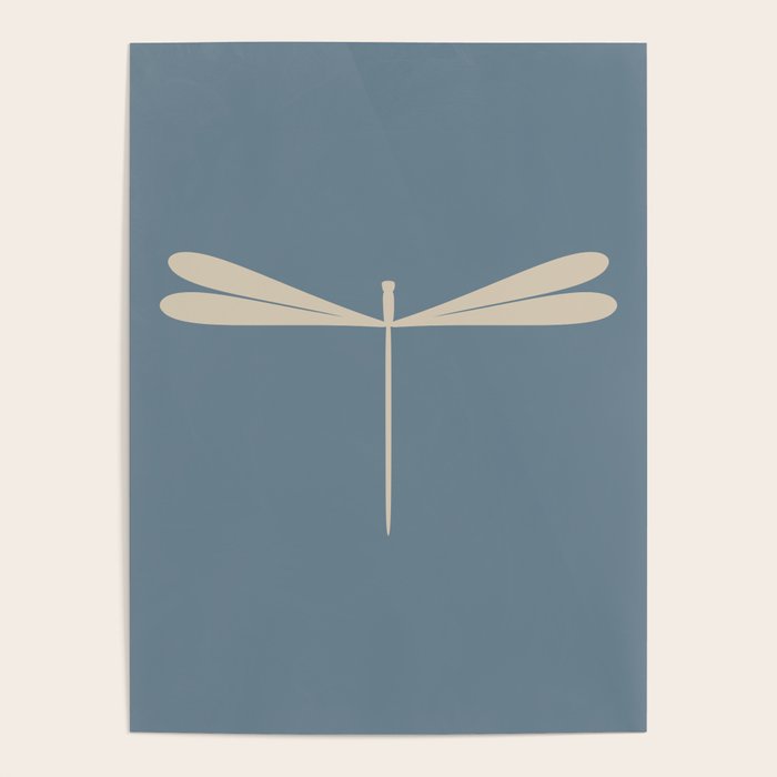 Dragonfly Pattern I Blue Poster Gallery Image 4