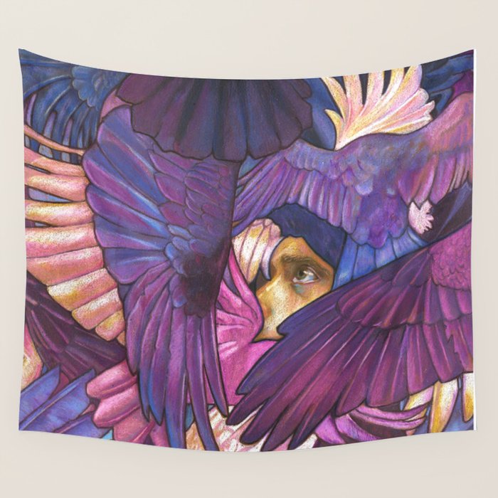 A Murder of Ravens Wall Tapestry
