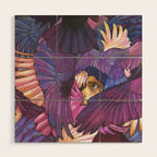 A Murder of Ravens Wood Wall Art Gallery Image 1