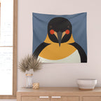 Emperor Penguin, Animal Portrait Wall Tapestry Gallery Image 2