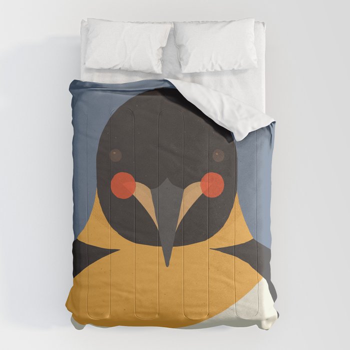 Emperor Penguin, Animal Portrait Comforter Gallery Image 6