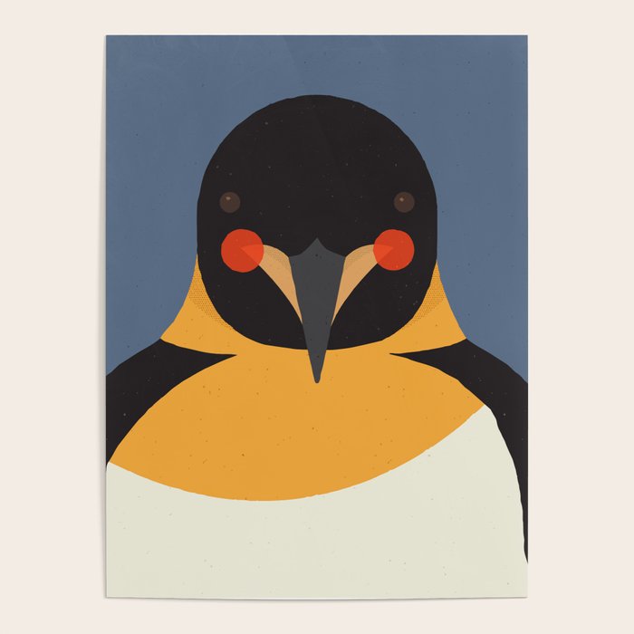 Emperor Penguin, Animal Portrait Poster Gallery Image 4
