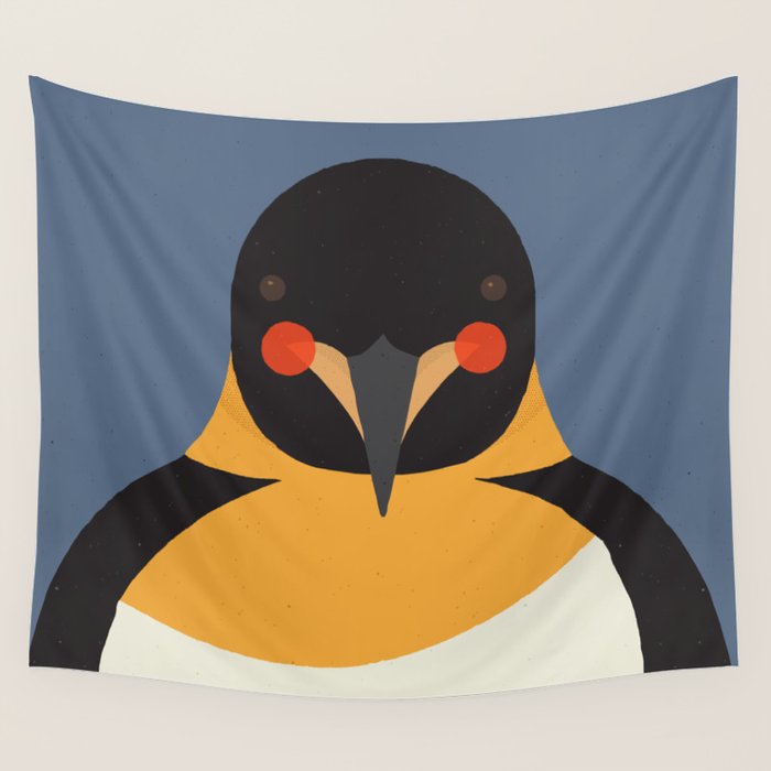 Emperor Penguin, Animal Portrait Wall Tapestry Gallery Image 4