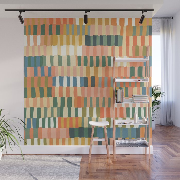 Pastel Mosaic #2 Wall Mural Gallery Image 1