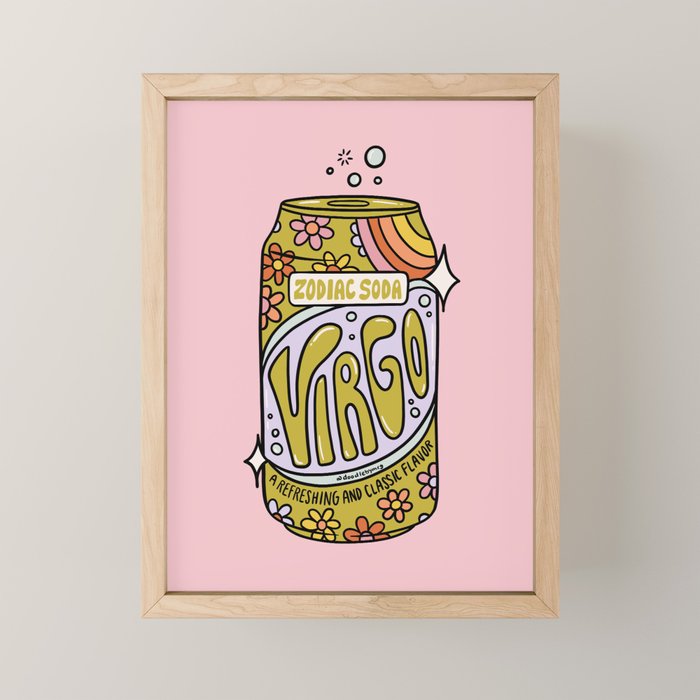 Virgo Soda Mini Art Print Gallery Image 1