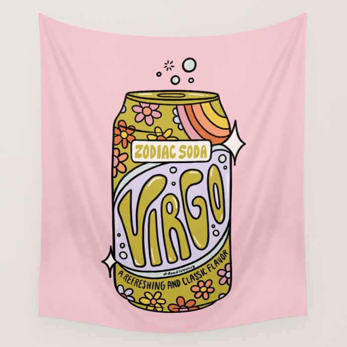 Virgo Soda Wall Tapestry Gallery Image 4