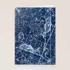 Pisces sky star map Stationery Card Gallery Image 2
