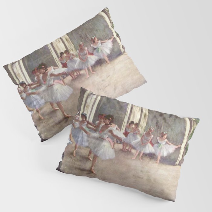 The Rehearsal By Edgar Degas | Reproduction | Famous French Painter Pillow Sham Gallery Image 3