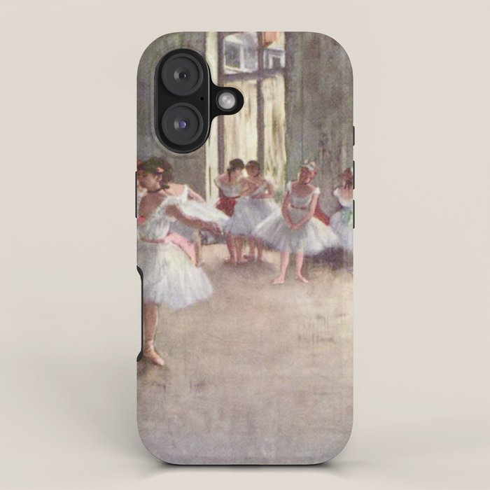 The Rehearsal By Edgar Degas | Reproduction | Famous French Painter iPhone Case Gallery Image 1