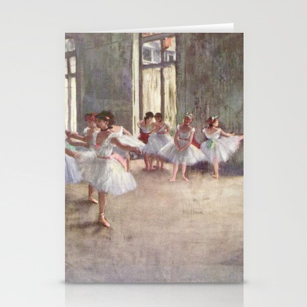 The Rehearsal By Edgar Degas | Reproduction | Famous French Painter Stationery Card Gallery Image 1
