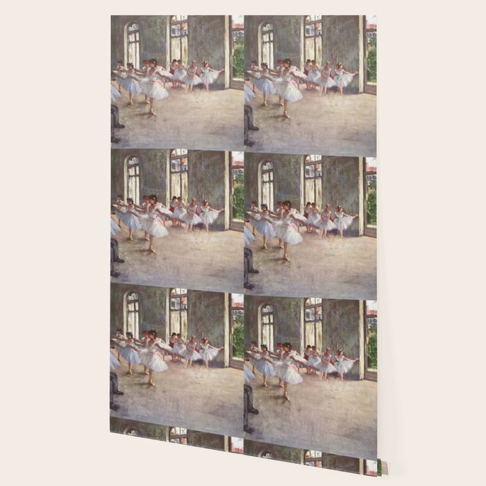 The Rehearsal By Edgar Degas | Reproduction | Famous French Painter Wallpaper Gallery Image 2