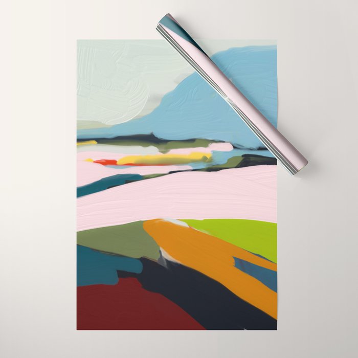 landscape summer Wrapping Paper Gallery Image 1
