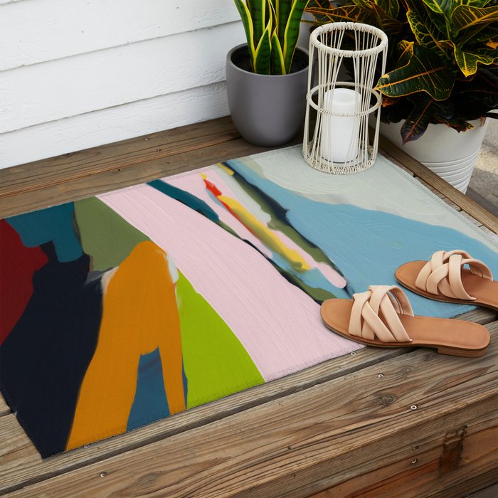 landscape summer Outdoor Rug Gallery Image 2