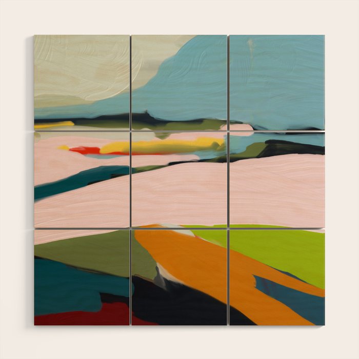 landscape summer Wood Wall Art Gallery Image 1