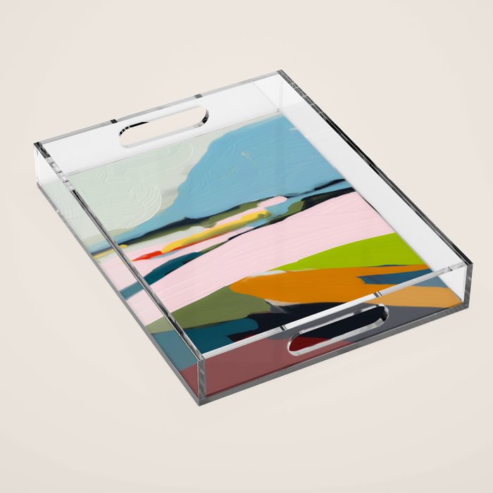 landscape summer Acrylic Tray Gallery Image 1