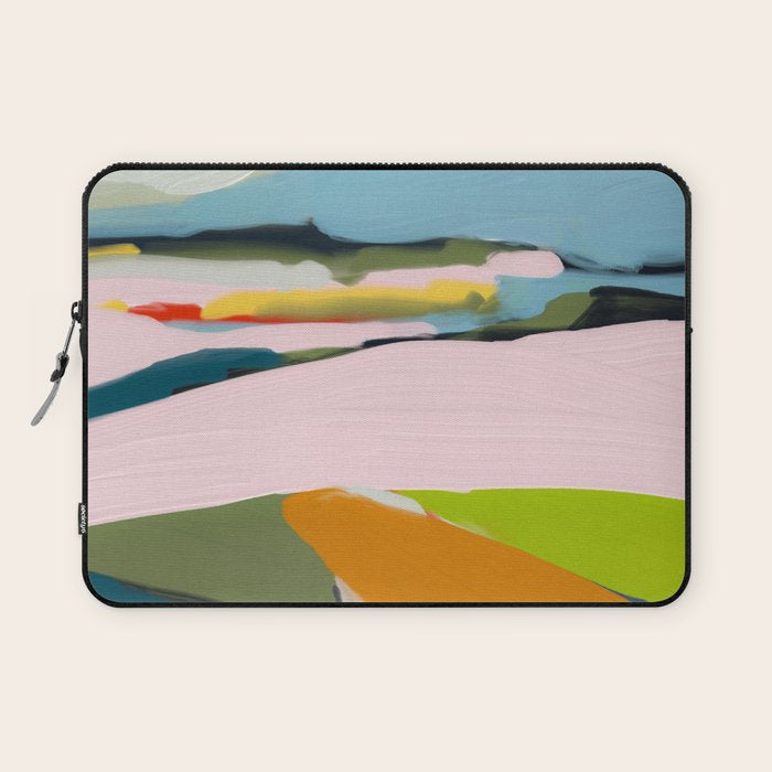 landscape summer Laptop Sleeve Gallery Image 1