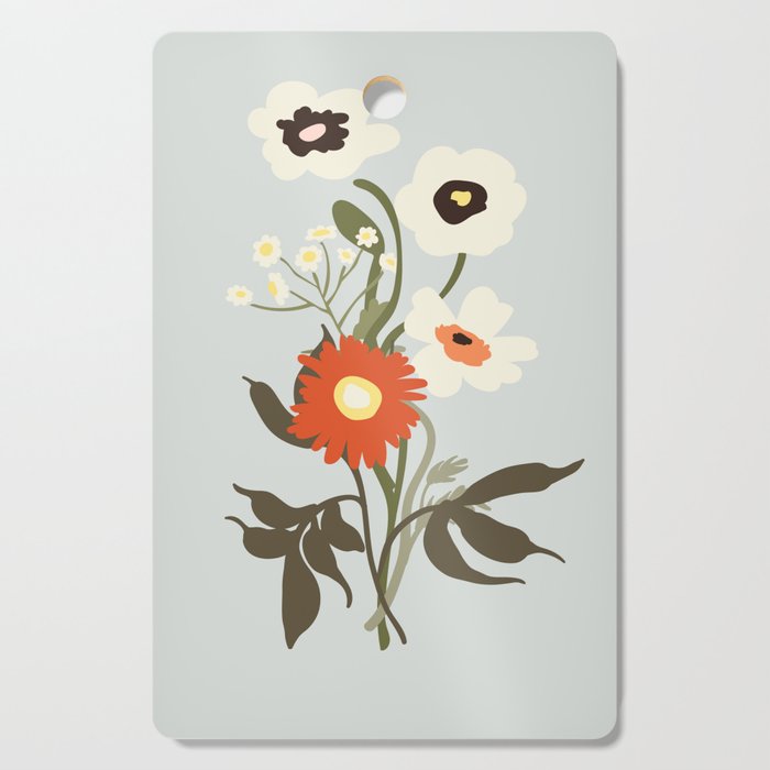Flower market, Bruges, boho aesthetic Cutting Board Gallery Image 1