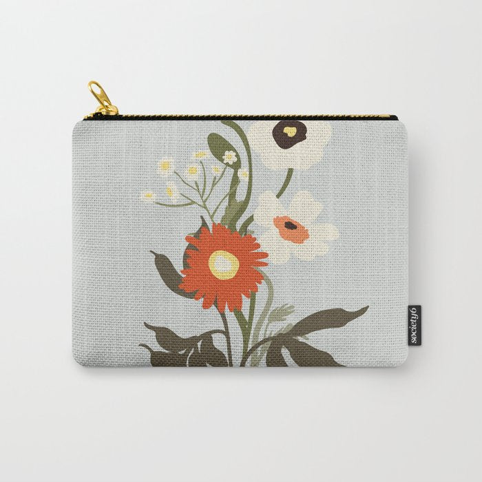 Flower market, Bruges, boho aesthetic Carry All Pouch Gallery Image 1