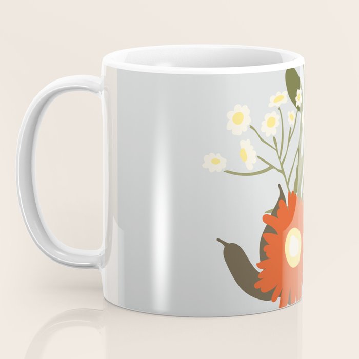 Flower market, Bruges, boho aesthetic Coffee Mug Gallery Image 3