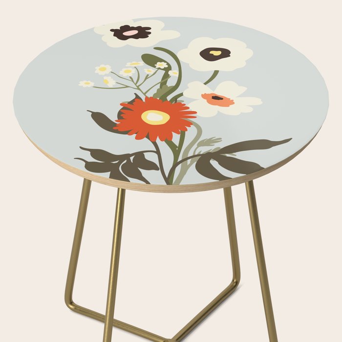 Flower market, Bruges, boho aesthetic Side Table Gallery Image 2