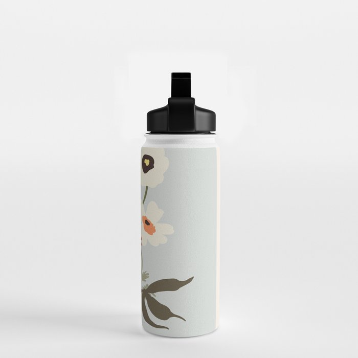 Flower market, Bruges, boho aesthetic Water Bottle Gallery Image 2