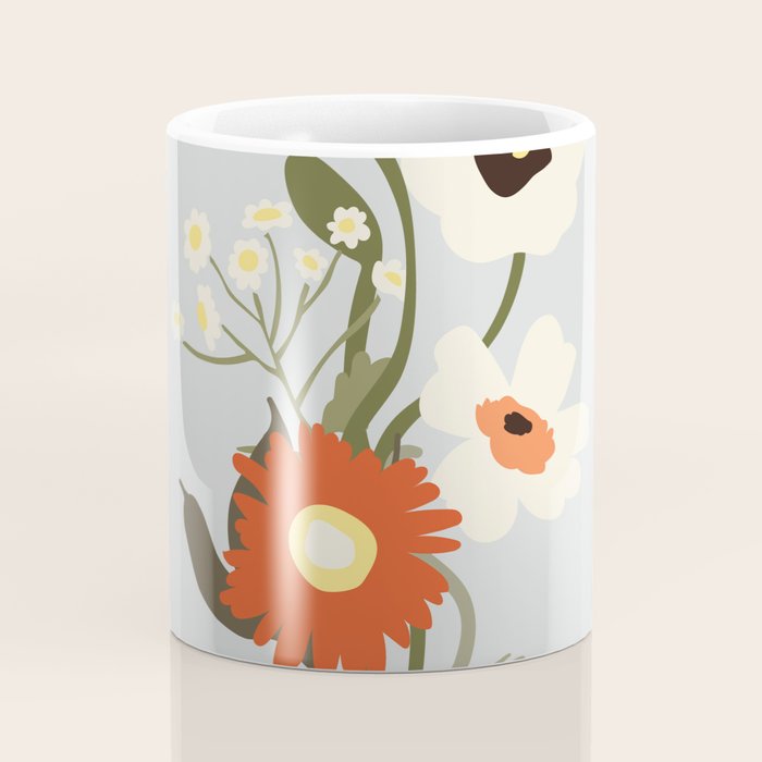 Flower market, Bruges, boho aesthetic Coffee Mug Gallery Image 4
