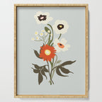 Flower market, Bruges, boho aesthetic Serving Tray Gallery Image 1