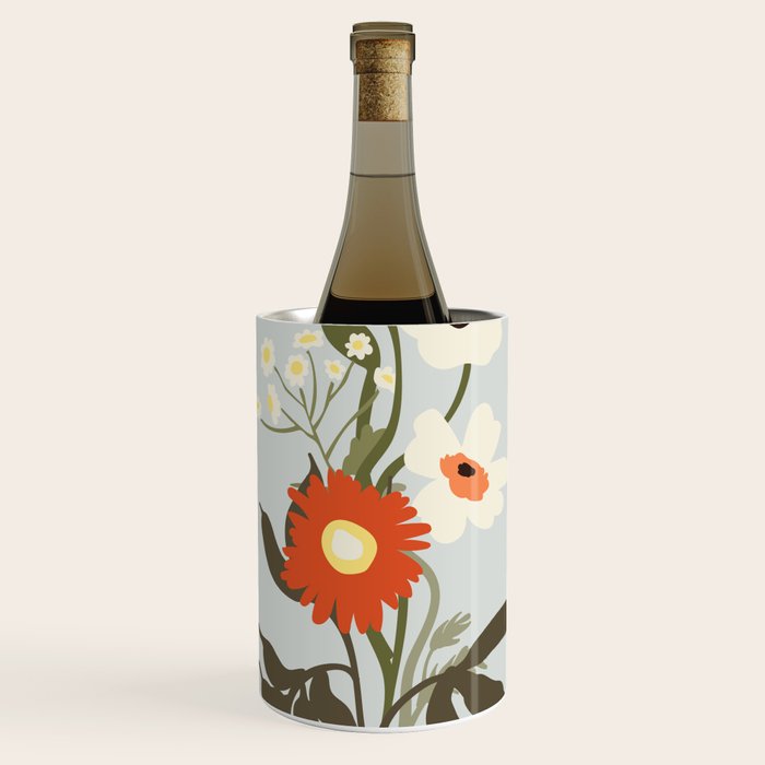 Flower market, Bruges, boho aesthetic Wine Chiller Gallery Image 1