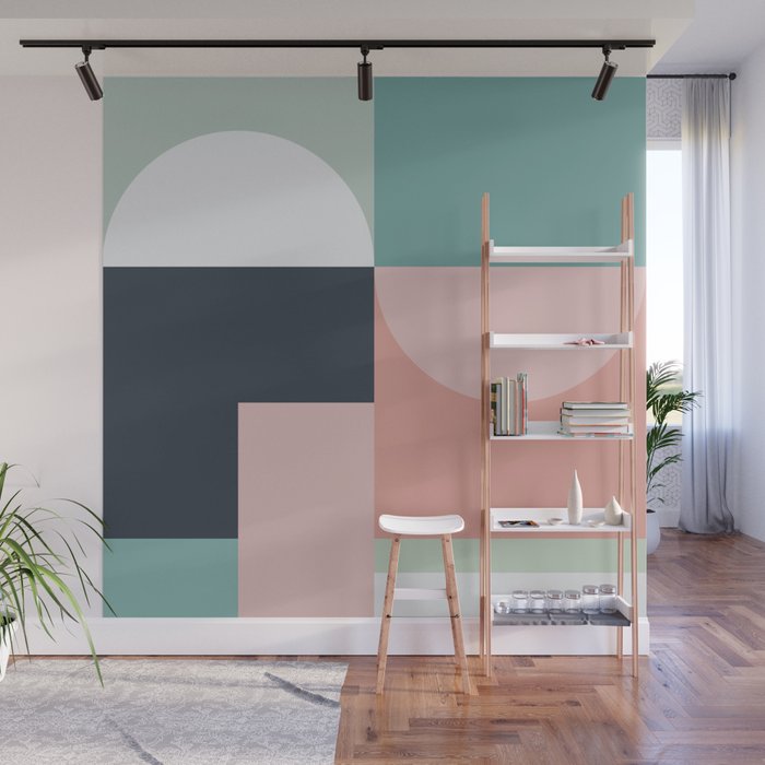 Abstract Geometric 06 Wall Mural Gallery Image 1