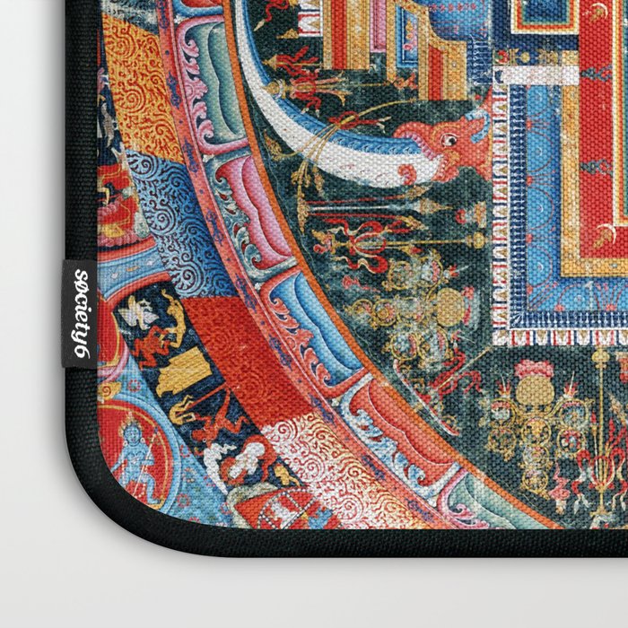 Mandala of Jnanadakini Tibetan Buddhism Laptop Sleeve Gallery Image 3