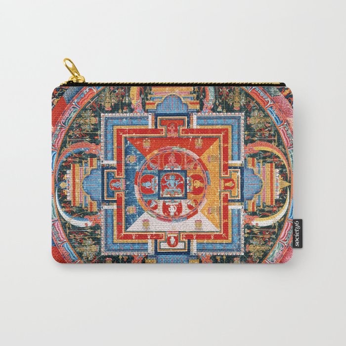 Mandala of Jnanadakini Tibetan Buddhism Carry All Pouch Gallery Image 1