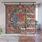 Mandala of Jnanadakini Tibetan Buddhism Wall Mural Gallery Image 1