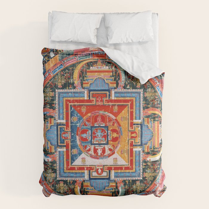 Mandala of Jnanadakini Tibetan Buddhism Duvet Cover Gallery Image 6