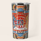 Mandala of Jnanadakini Tibetan Buddhism Travel Mug Gallery Image 1