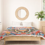 Mandala of Jnanadakini Tibetan Buddhism Duvet Cover Gallery Image 3