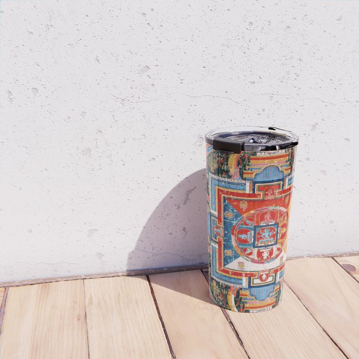 Mandala of Jnanadakini Tibetan Buddhism Travel Mug Gallery Image 4